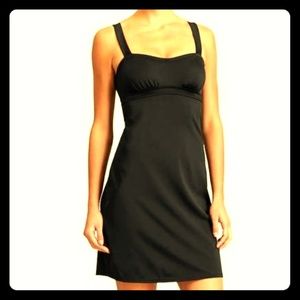 Athleta Black Pura Swim Dress Sz 32 D/DD